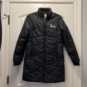 Fox Company Women’s Absolute Queen Full Zip Lightweight Puffer Jacket Sz 2 Black